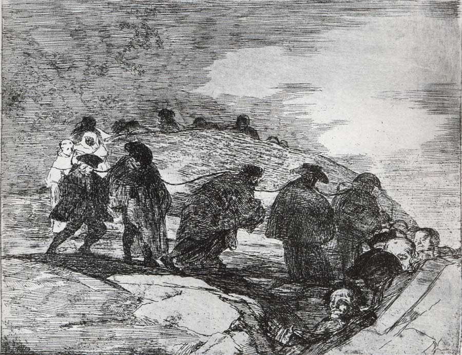 Francisco Goya No saben el camino